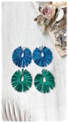 PEACOCK earrings - Cold Colors