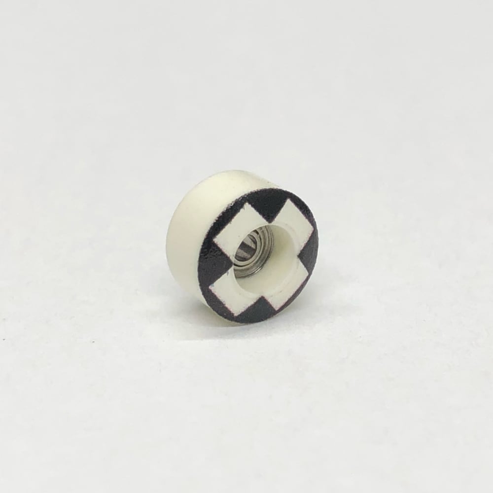 Illpillz 70D White “X” Graphic Urethane Street Shape Wheels