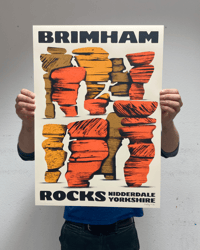 Image of Brimham Rocks Screenprint