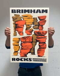 Image 3 of Brimham Rocks Screenprint