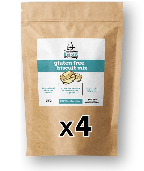 4 Pack Gluten Free Biscuit Mix Same Day FREE Shipping Charleston Biscuit Co