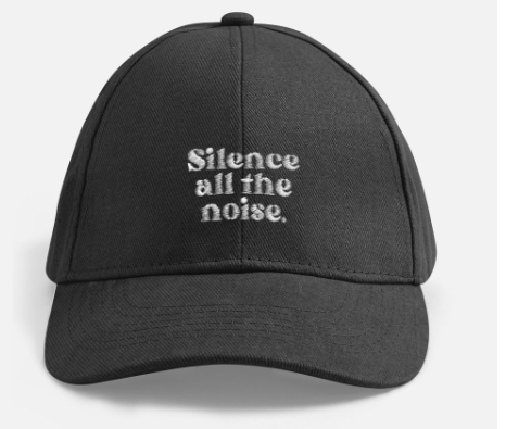 Image of Silence all the noise. Dad Cap