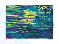 Image 1 of Aqua Crispo: Archival Print -Framed or Unframed