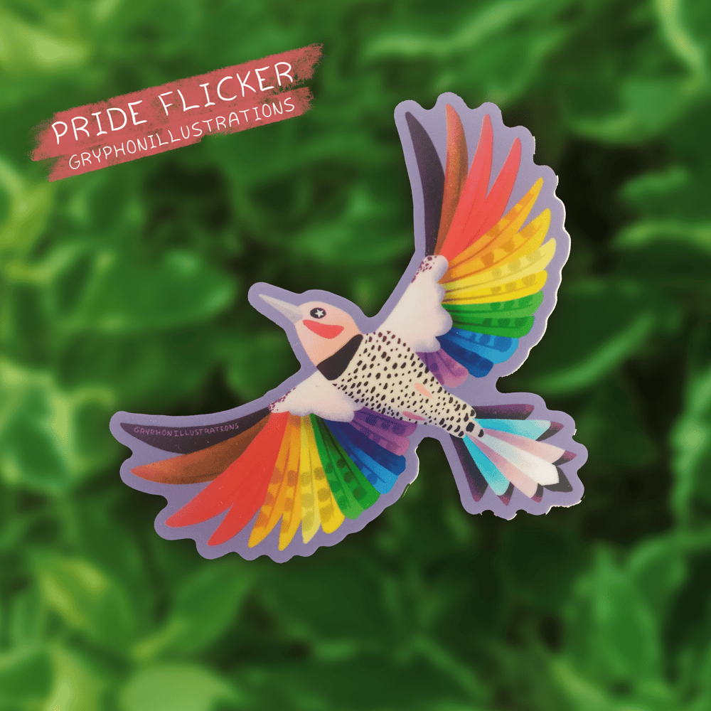 LGBTQ+ Pride Flicker Sticker