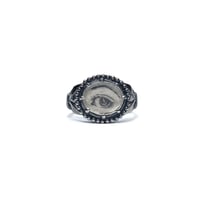 Image 1 of Lover's Eye ring in sterling silver or 10k gold (limited edition)