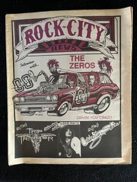 Image 1 of ROCK CITY NEWS Magazine (1988) The Zeros, Tuff, Sweet Savage, Taz, Pretty Boy Floyd & More