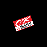 Mitsubishi OK sticker