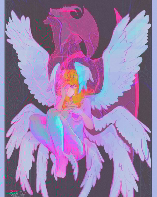 A5 Devilman Crybaby Print