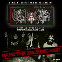 Image 1 of RAPED GOD 666 - EVIL THRASH METAL OFFICIAL PATCH