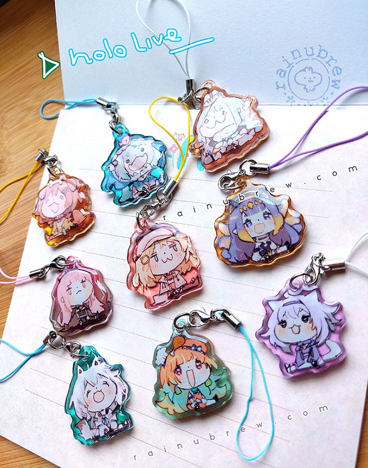 Image of *NEW* Hololive | 1.25 Inch Charms