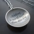 Sterling Silver Goethe Quote Necklace, Nothing Is Worth More Than This Day Image 2