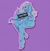Alien Babe Nudie NSFW STICKER