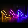 LED Neon High Heel Decor