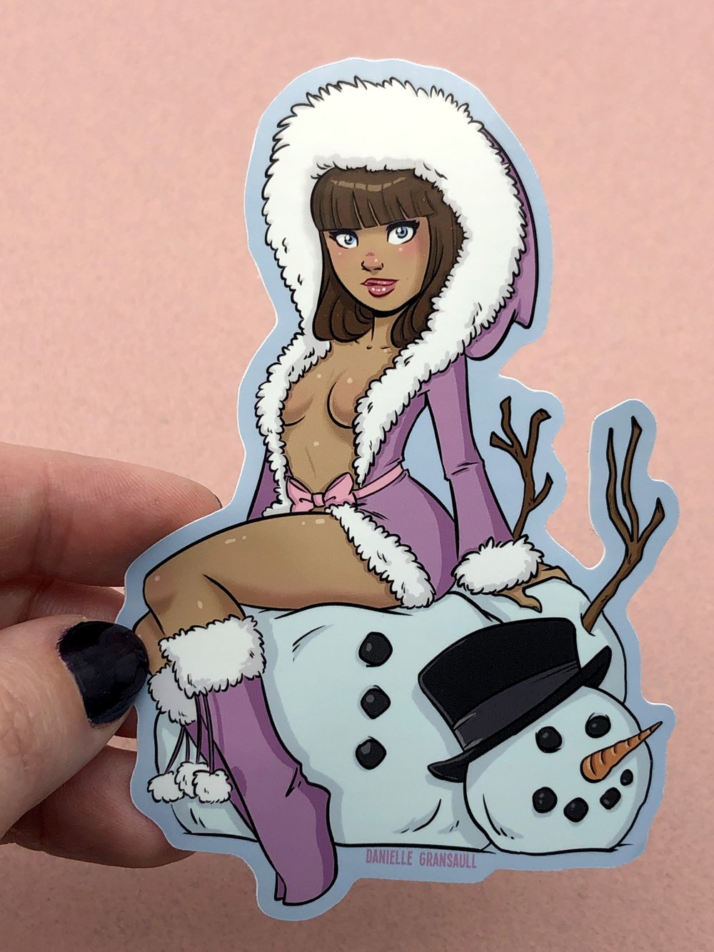Winter Seasonal Sweetheart STICKER
