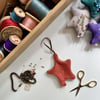 Sequin Star Christmas Tree Decoration