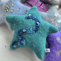 Image 1 of Sequin Star Christmas Tree Decoration
