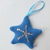 Sequin Star Christmas Tree Decoration