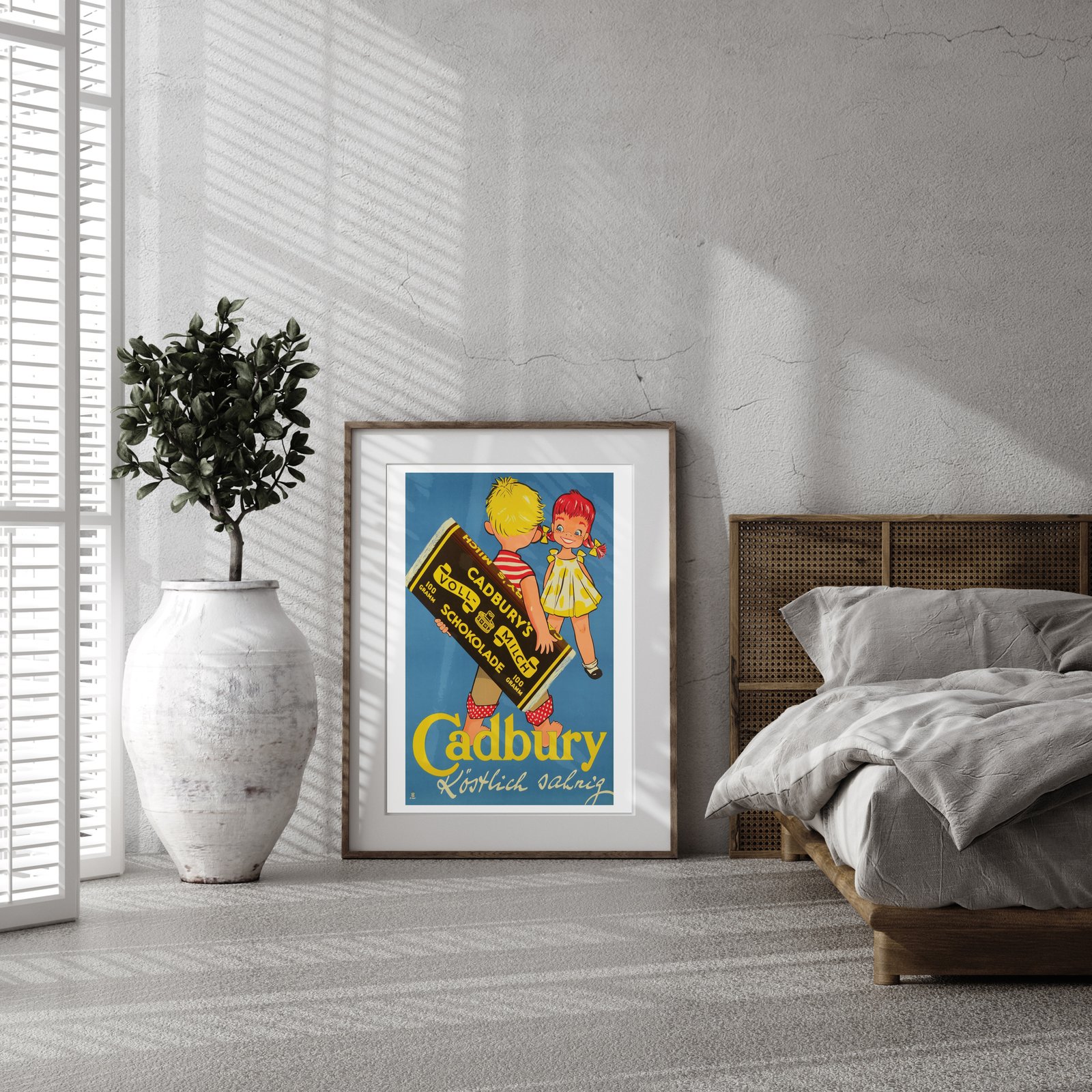 Cadbury - Köstlich Salzig | Sim | 1956 | Vintage Ads | Wall Art