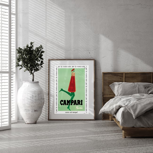 Campari Soda | Franz Marangolo | 1968 | Vintage Ads | Wall Art Print | Vintage Poster