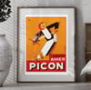 Amer Picon | Severo Pozzati | 1928 | Vintage Ads | Wall Art Print | Vintage Poster