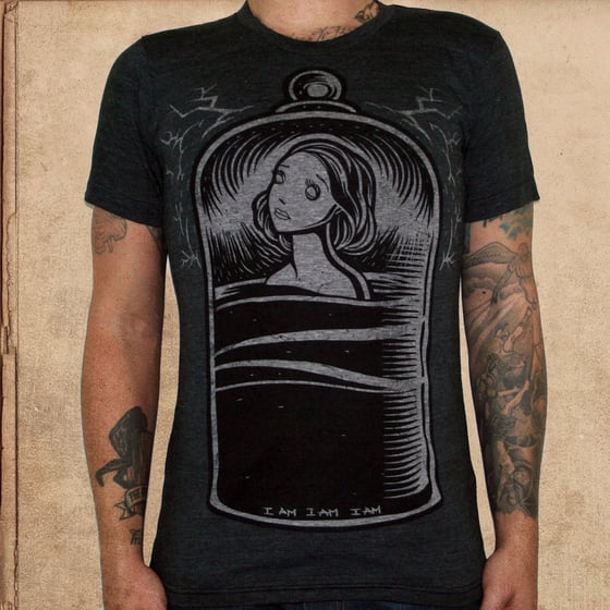 Image of the Bell Jar - triblend black - unisex 