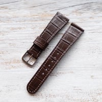 Image 1 of Alligator In 40's Style - Chocolate