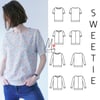 Patron PDF Tee-shirt Sweetie