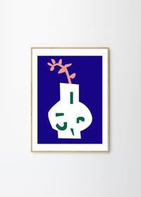 Image 1 of 'Vase' framed art print by Helena Ravenne
