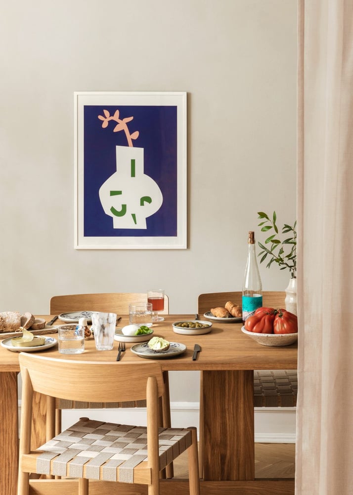 Image of 'Vase' framed art print by Helena Ravenne