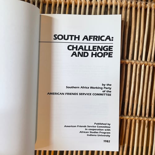 Image of South Africa: Challenge and Hope