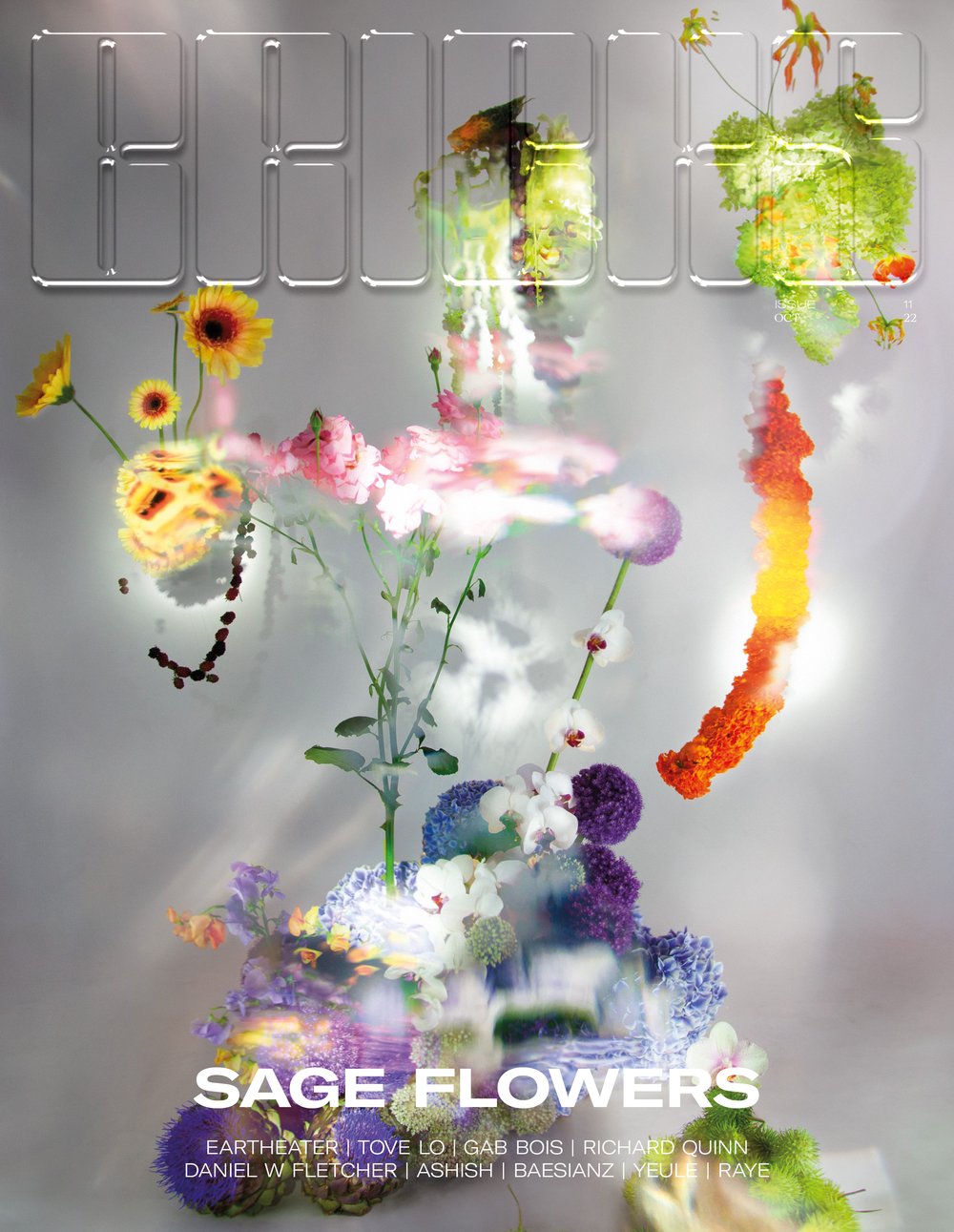 Image of #11 THE ART ISSUE - SAGE FLOWERS 