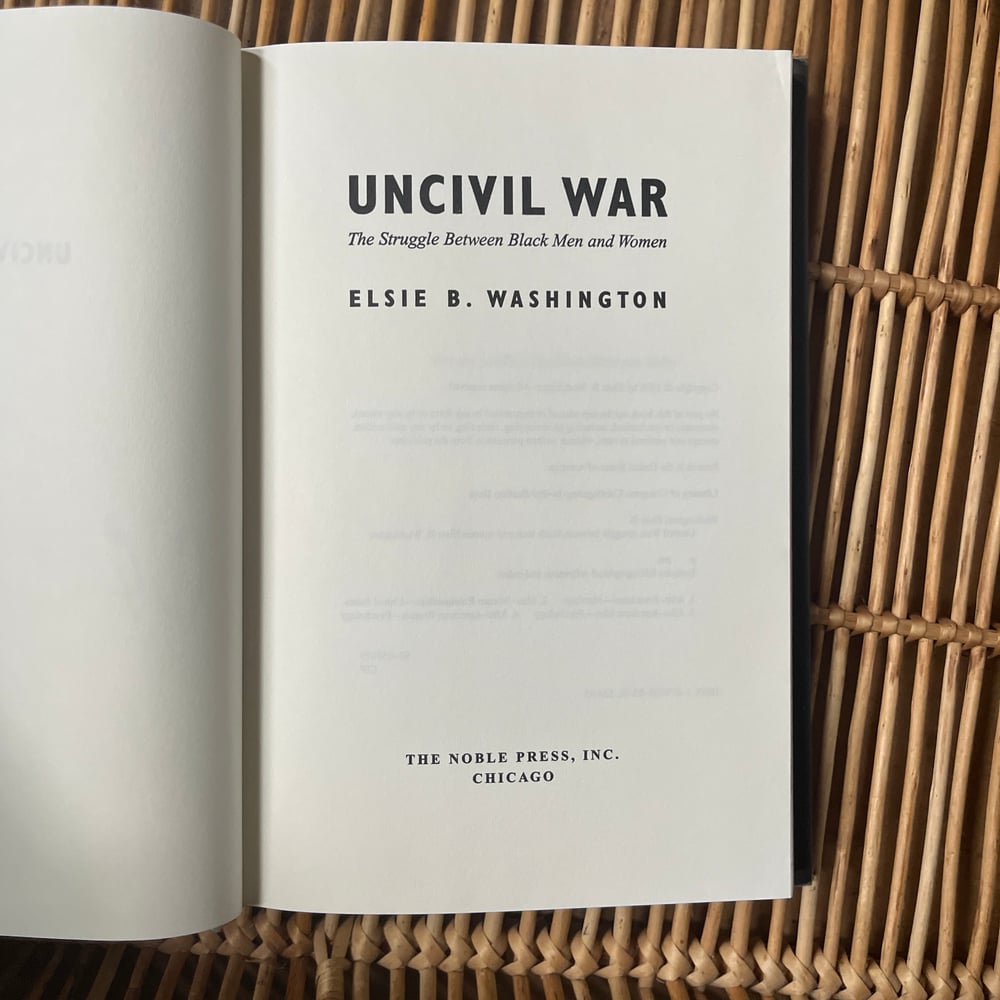Uncivil War The Struggle Between Black Men and Women