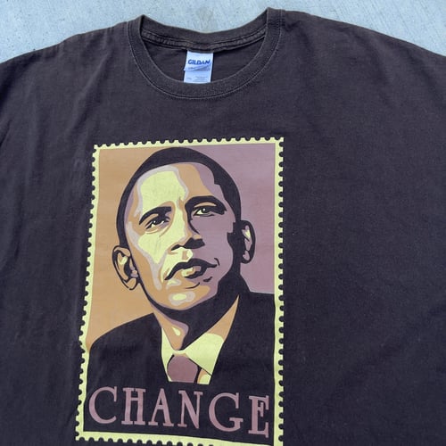 Image of Vintage Obama Change T-shirt