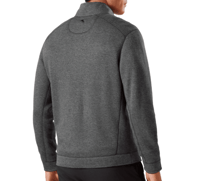 Image 3 of Tommy Bahama Flipshore Half-Zip Reversible Sweatshirt- Ebony