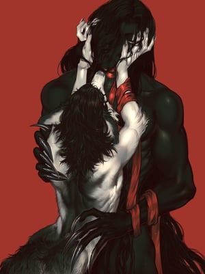 A kiss named Death - Art Print