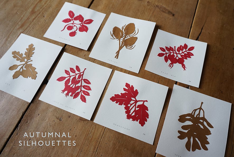 Image of Autumnal  Silhouettes - Paper Cuts