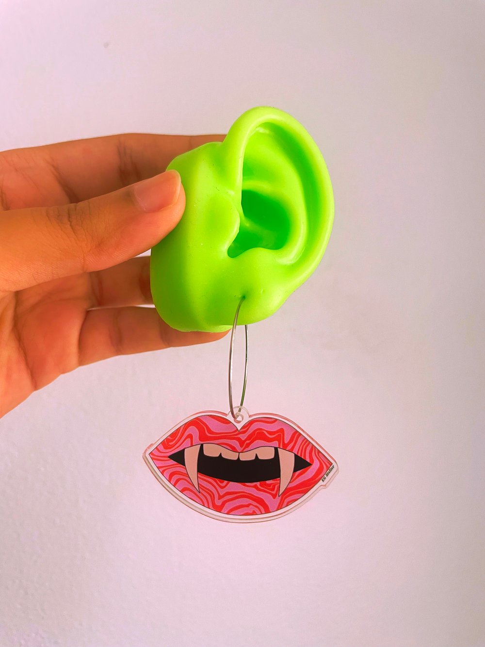 Image of Vampy Smile earrings