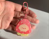 Pawberry Acrylic Charm with Epoxy