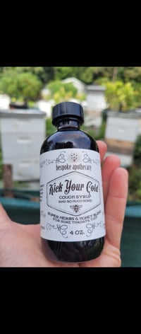 Image of  4 oz. KICK YOUR COLD COUGH SYRUP /  HONEY & HERB COUGH SYRUP