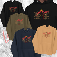 Image 1 of Locked & Loaded Embroidered Hoodie