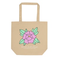 Image 2 of Pink Peony Tote Bag