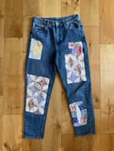 The Patchwork Jean - Floral mix