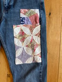 The Patchwork Jean - Floral mix