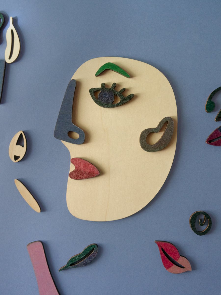 Image of Picasso face puzzle