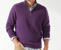 Image 1 of Flipshore Half-Zip Reversible Sweatshirt