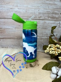 Image 3 of 12oz Dinosaur Sippy Tumbler