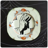 Image 1 of Devil's Hands - Hand Painted Vintage Plate