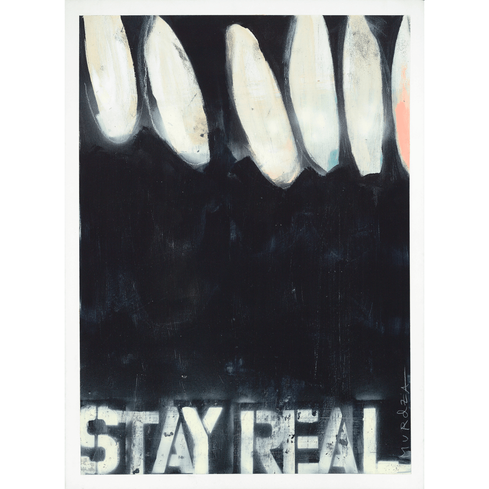 Image of **fine art print** STAY REAL 12 x 9