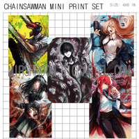 Image of CHAINSAWMAN Mini Print Set 