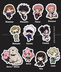 Anime Fanart Stickers (Glossy)